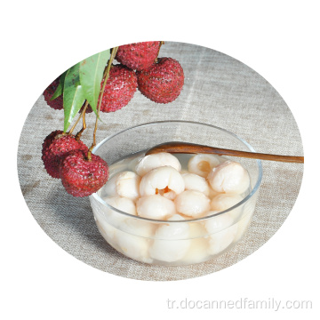 lychee litchi bütün hafif şurup indiriminde kırık